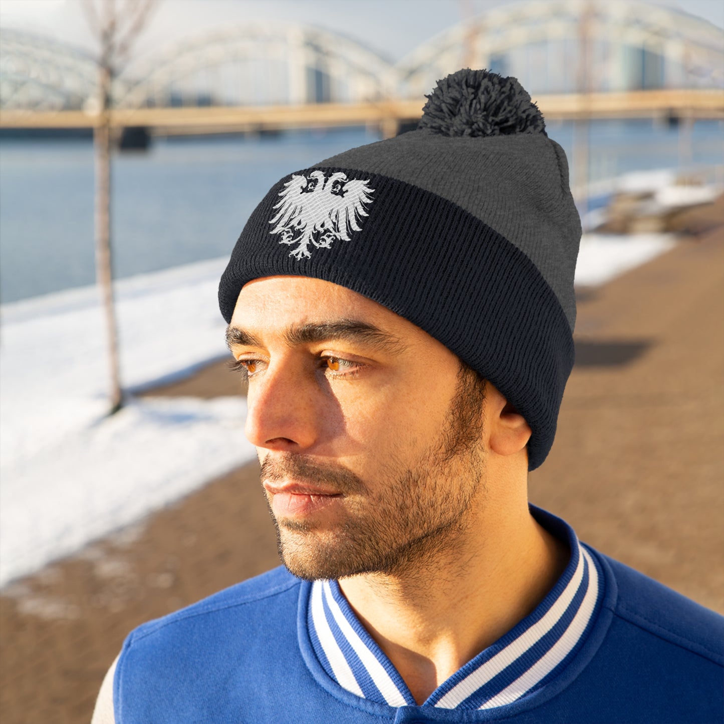 University Magickus "Double Dragon" Pom Pom Beanie