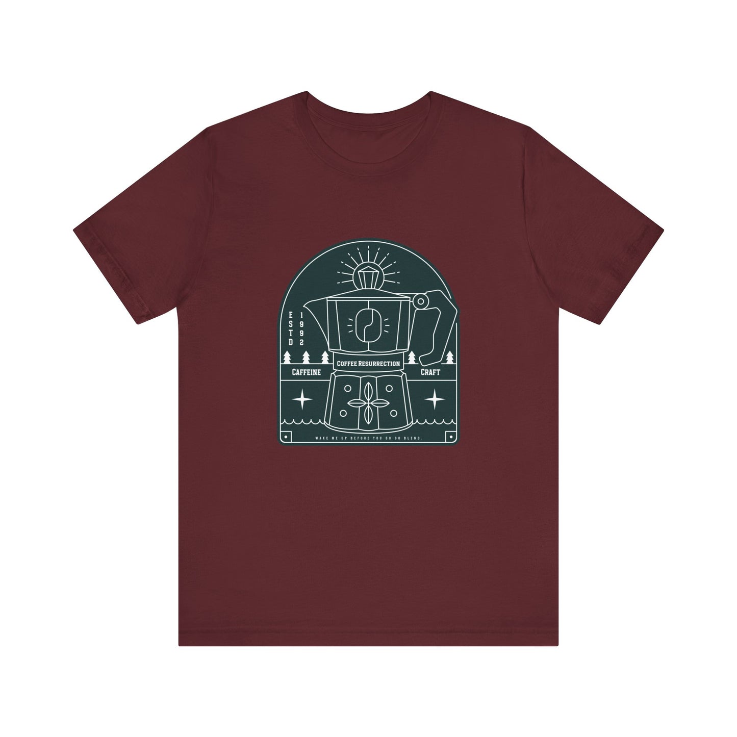 Caffeine Craft "Pot Head" Coffee Unisex Jersey Short Sleeve Tee
