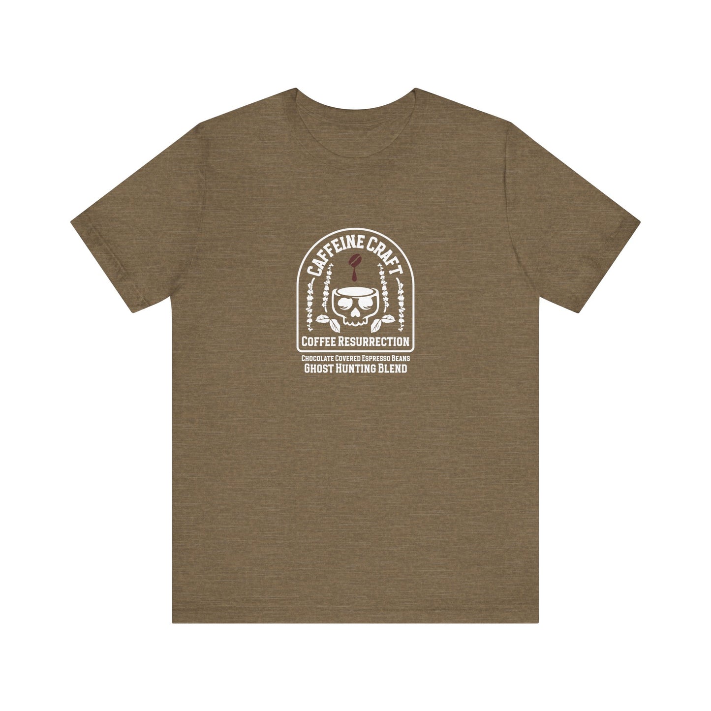 Caffeine Craft Coffee Resurrection Brand Unisex Jersey Tee