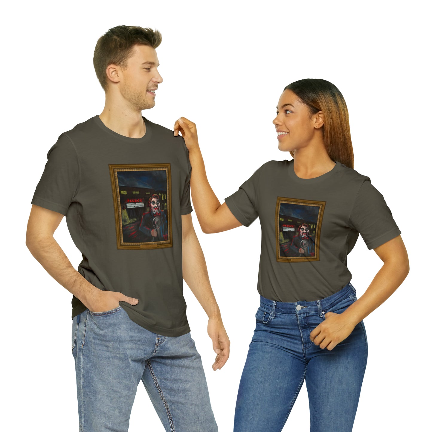 Scared & Alone Richard-Lael's "The Palace Theater" Unisex Gallery Tee (Single Image)