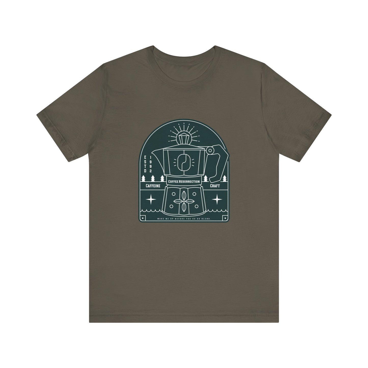 Caffeine Craft "Pot Head" Coffee Unisex Jersey Short Sleeve Tee