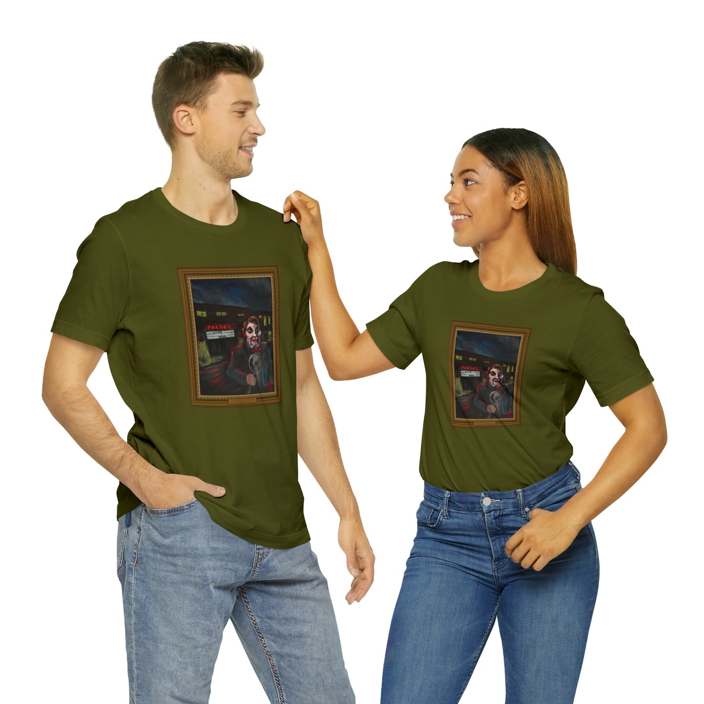Scared & Alone Richard-Lael's "The Palace Theater" Unisex Gallery Tee (Single Image)