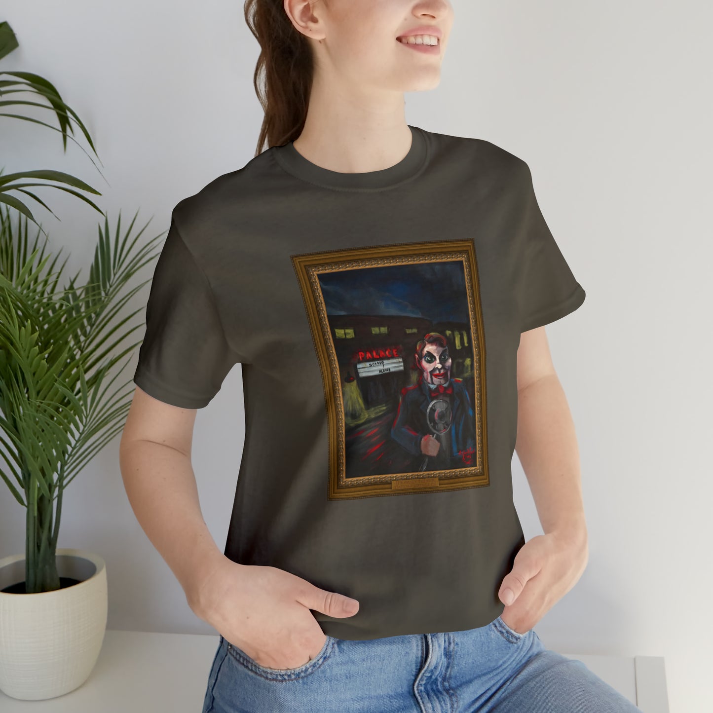 Scared & Alone Richard-Lael's "The Palace Theater" Unisex Gallery Tee (Single Image)