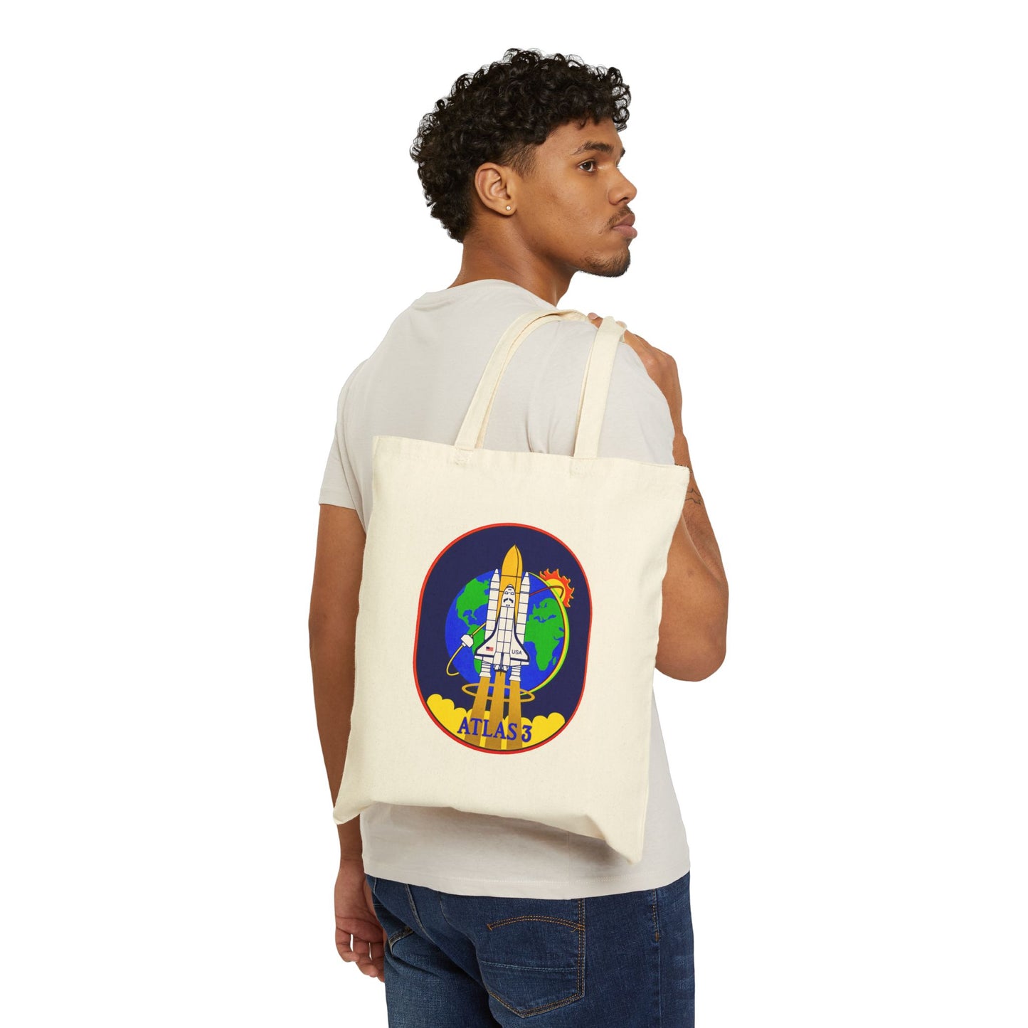 Suborbital Flight - Space Exploration Cotton Canvas Tote
