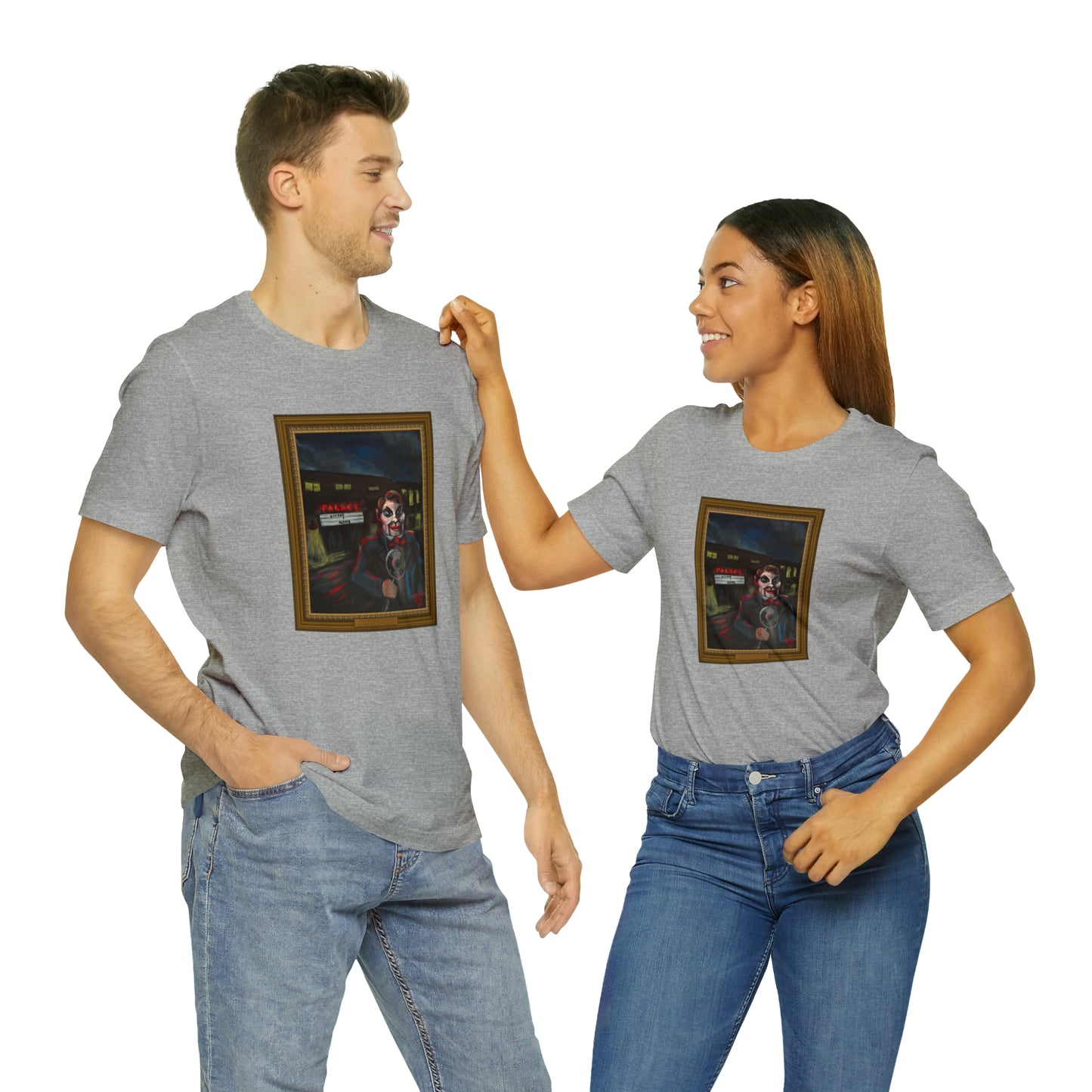 Scared & Alone Richard-Lael's "The Palace Theater" Unisex Gallery Tee (Single Image)