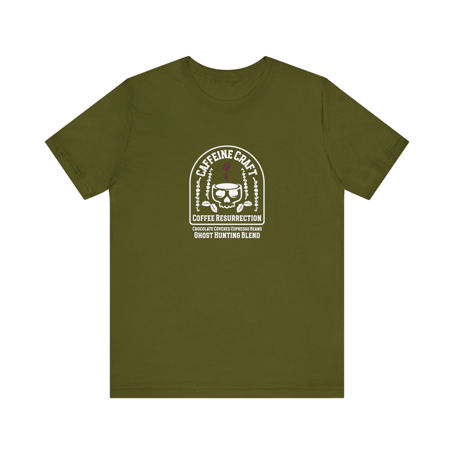 Caffeine Craft Coffee Resurrection Brand Unisex Jersey Tee