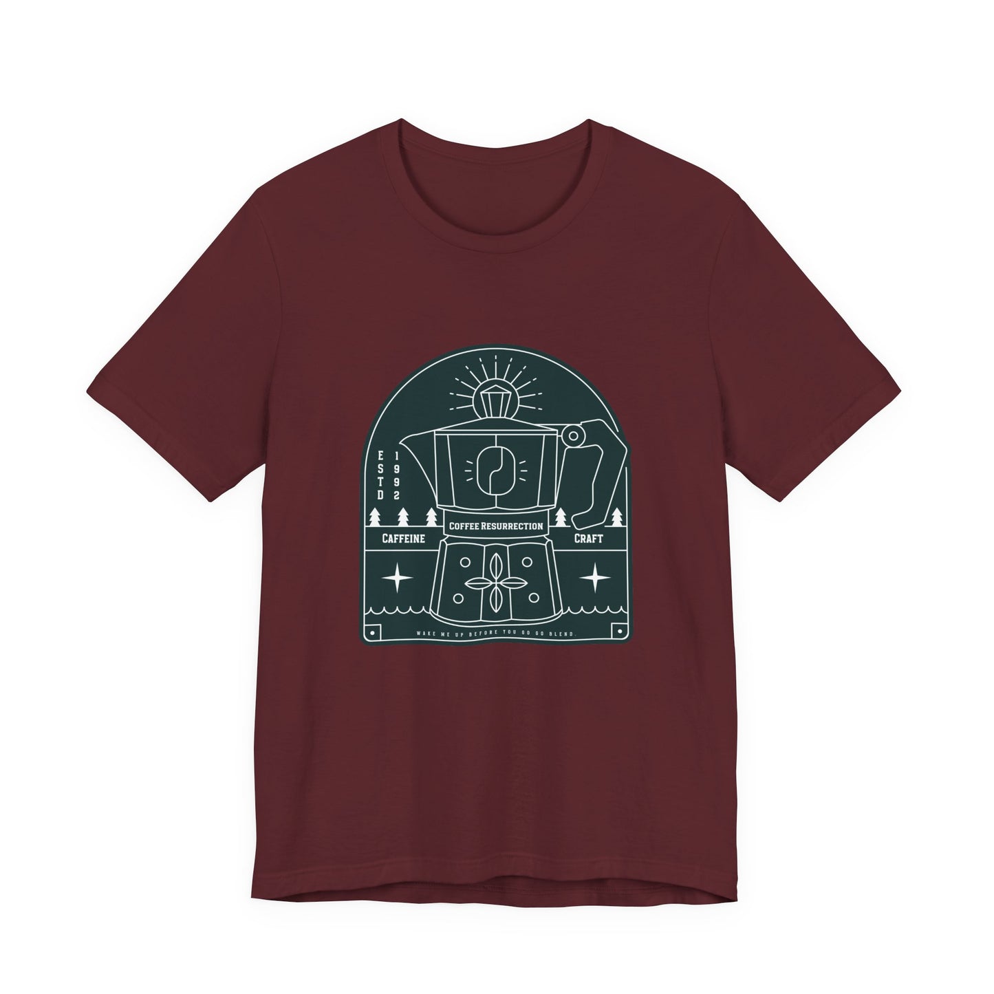 Caffeine Craft "Pot Head" Coffee Unisex Jersey Short Sleeve Tee