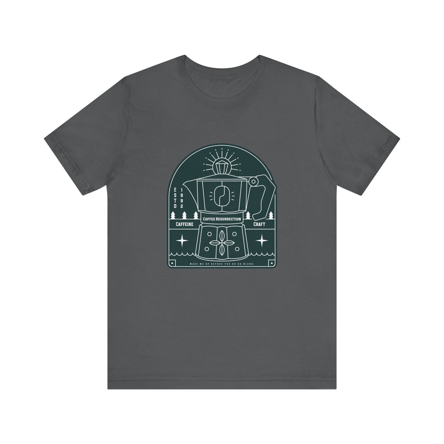 Caffeine Craft "Pot Head" Coffee Unisex Jersey Short Sleeve Tee