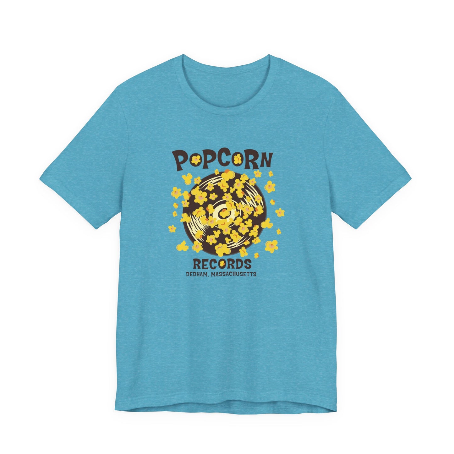 Popcorn Records Unisex Jersey Short Sleeve Tee