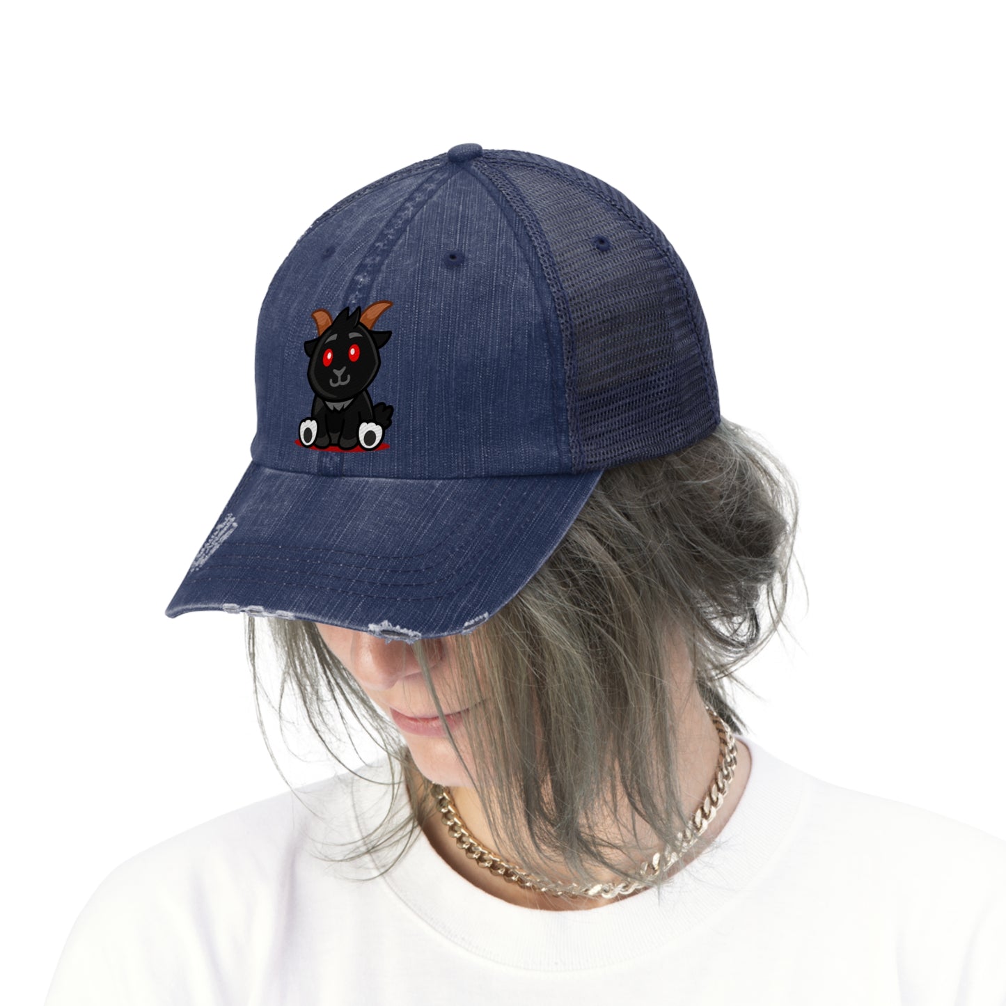 Witch's Movie Coven Mascot Embroidered Unisex Trucker Hat