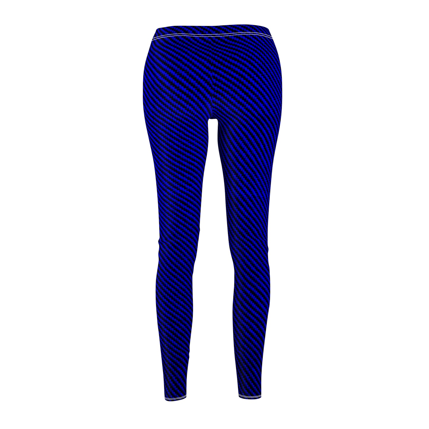 Music Tweed Women's Casual Leggings - Dark Blue