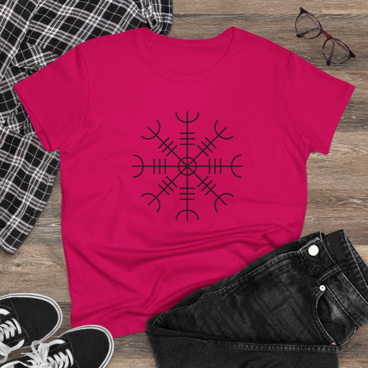 Spellcaster by Patti Negri "Protection" Helm of Awe Women's Easy Tee