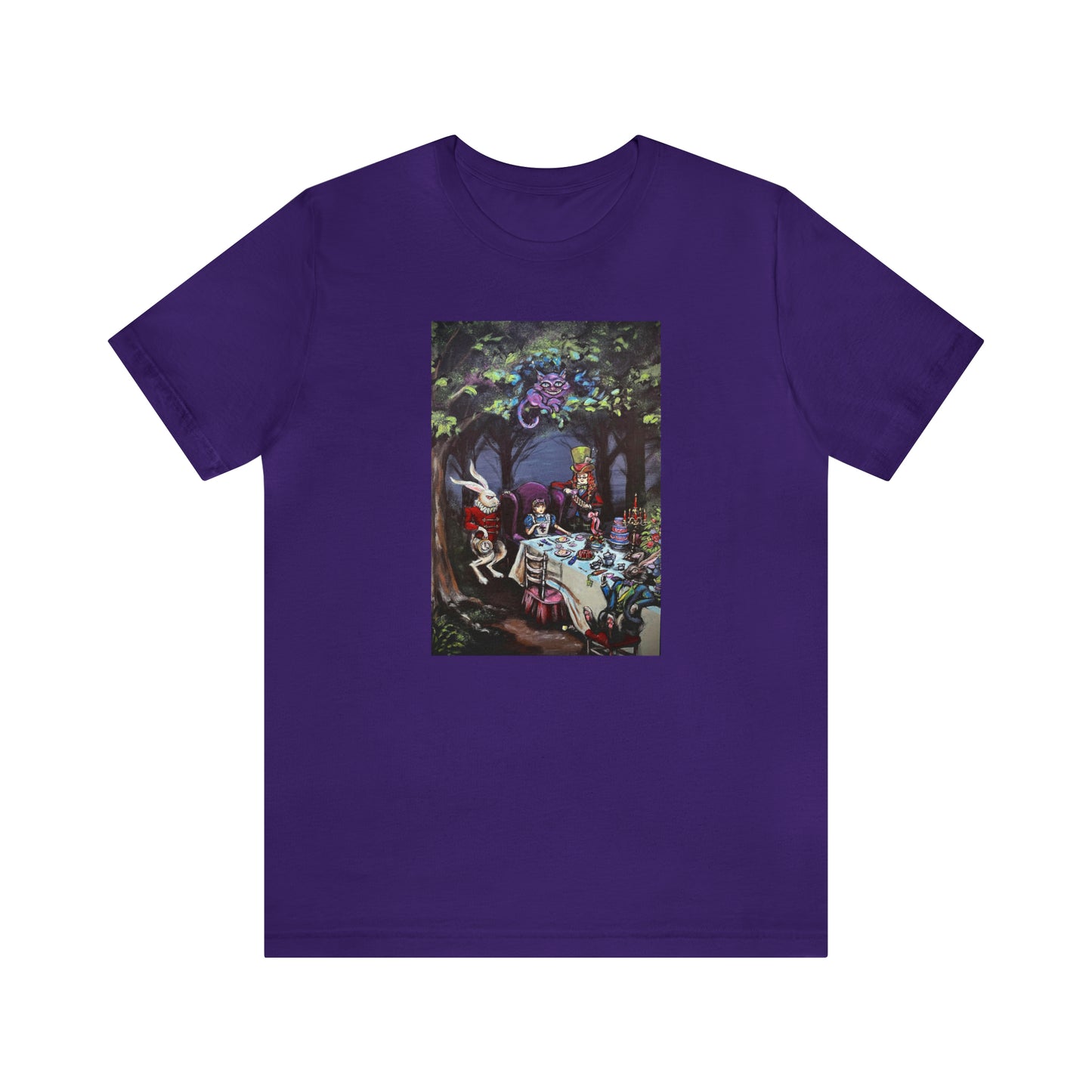 Scared & Alone Richard Lael's "Mad Hatter's Tea Party" Unisex Gallery Tee
