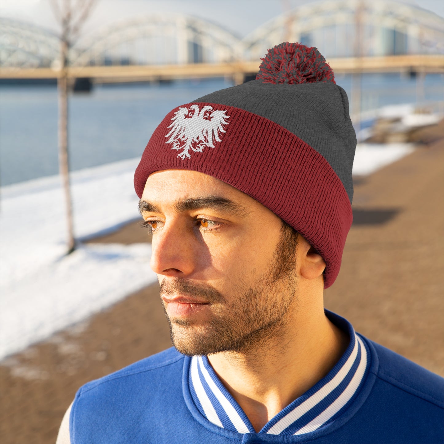 University Magickus "Double Dragon" Pom Pom Beanie