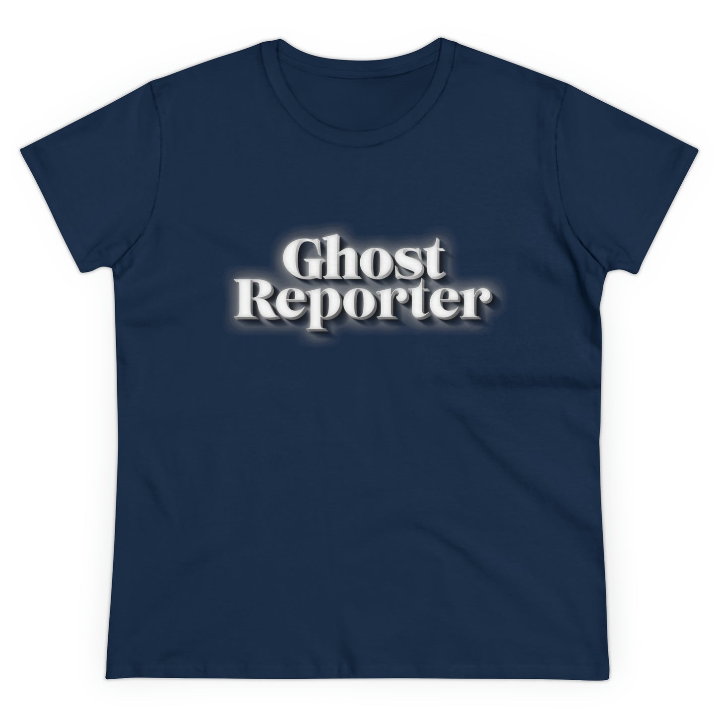 Ghost Report "Ghost Reporter" Women's Daily Cotton Tee