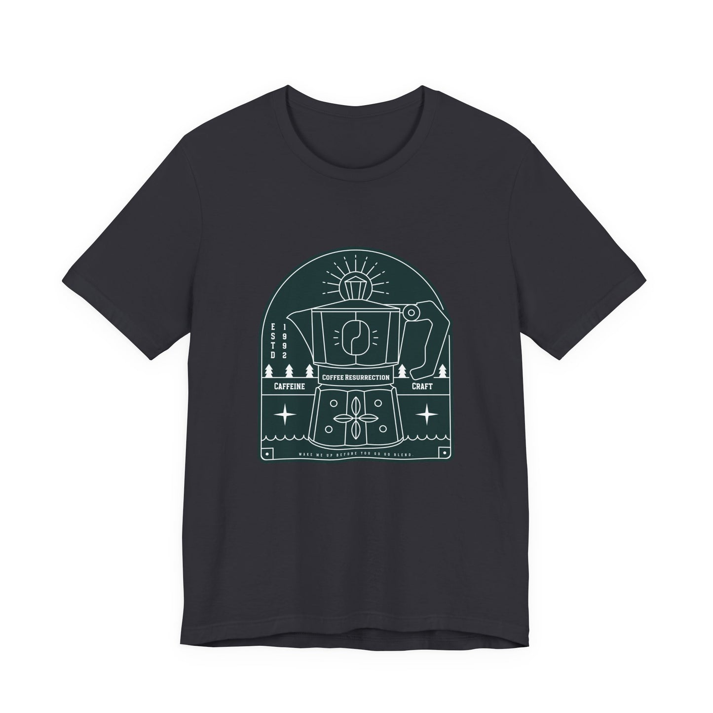 Caffeine Craft "Pot Head" Coffee Unisex Jersey Short Sleeve Tee