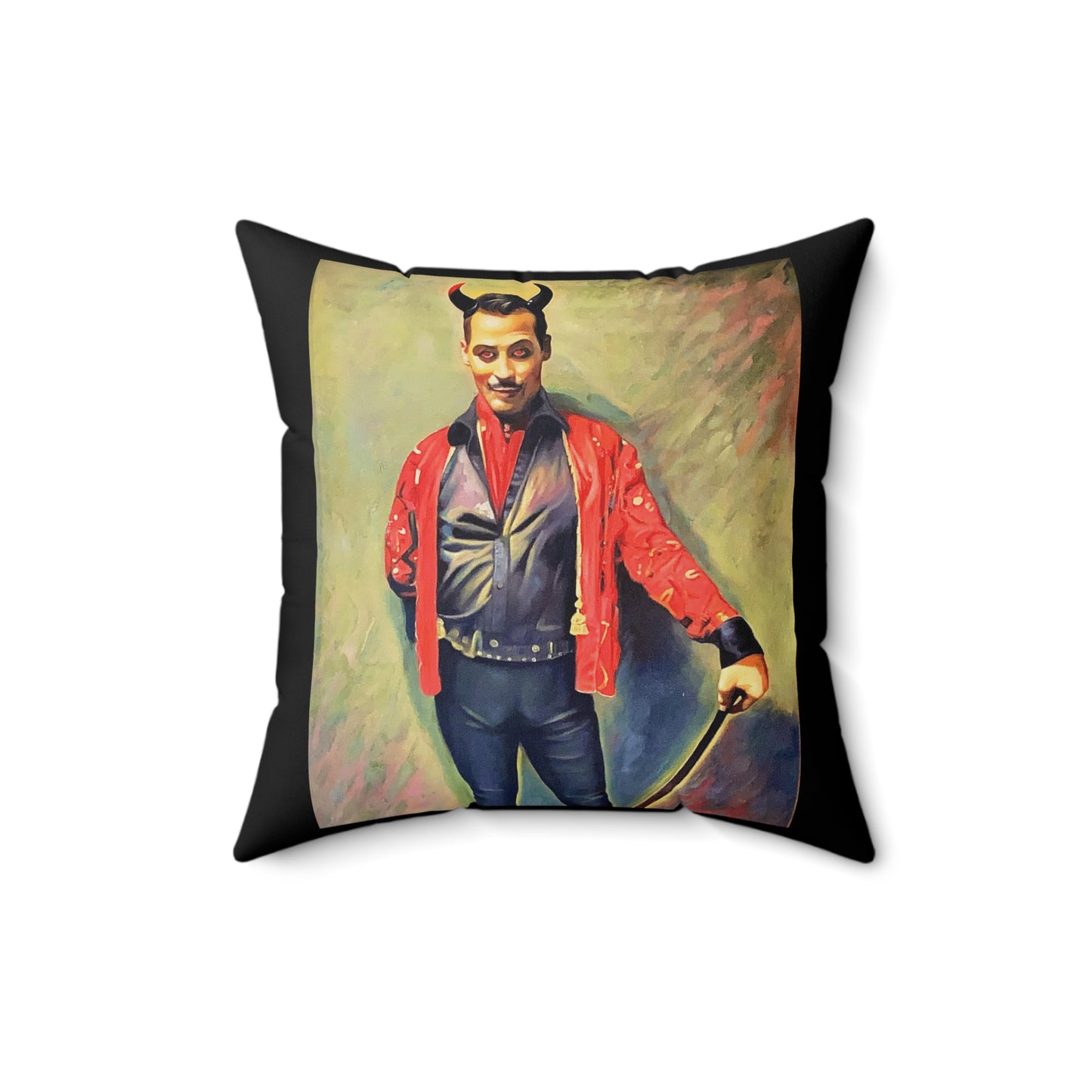 Scared & Alone Richard-Lael Lillard's "You Little Devil" Square Gallery Pillow