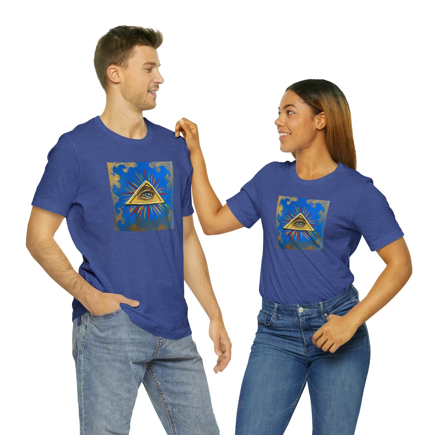 Scared & Alone Richard Lael's "All-Seeing Eye" Unisex Gallery Tee