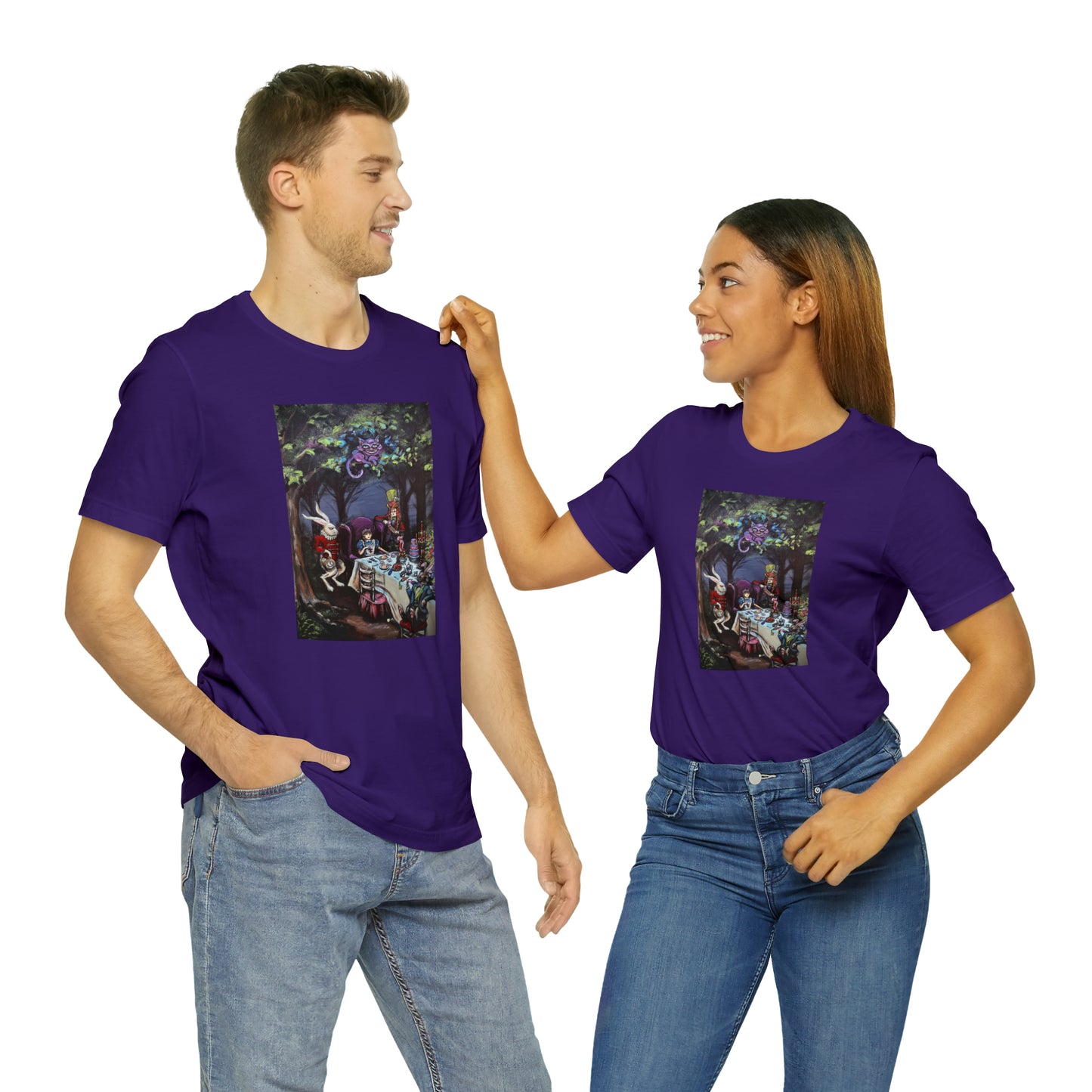 Scared & Alone Richard Lael's "Mad Hatter's Tea Party" Unisex Gallery Tee