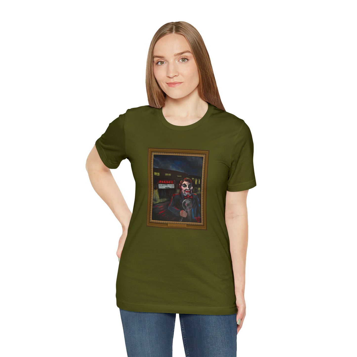 Scared & Alone Richard-Lael's "The Palace Theater" Unisex Gallery Tee (Single Image)