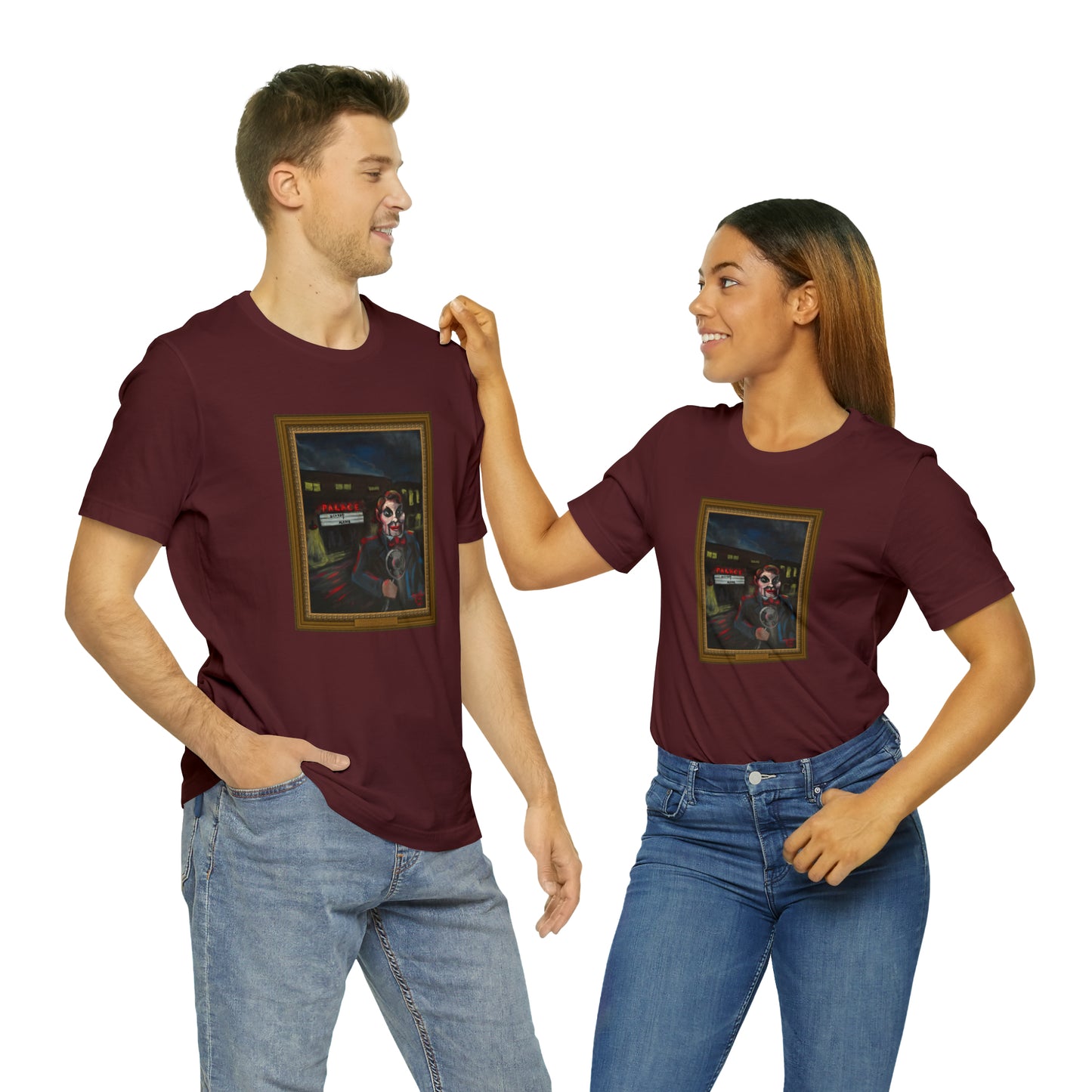 Scared & Alone Richard-Lael's "The Palace Theater" Unisex Gallery Tee (Single Image)
