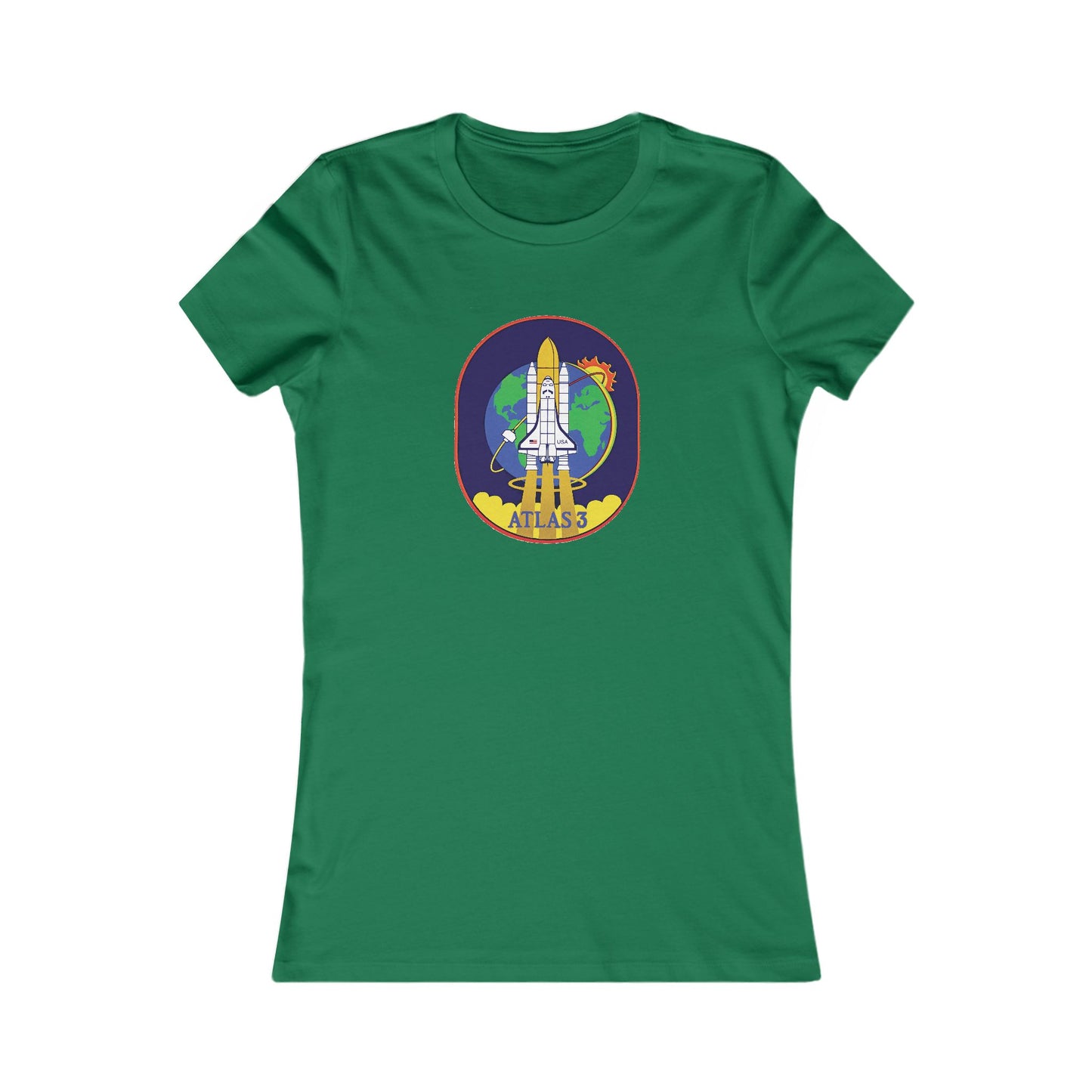 Suborbital Flight Women's Fitted Tee - Space Exploration