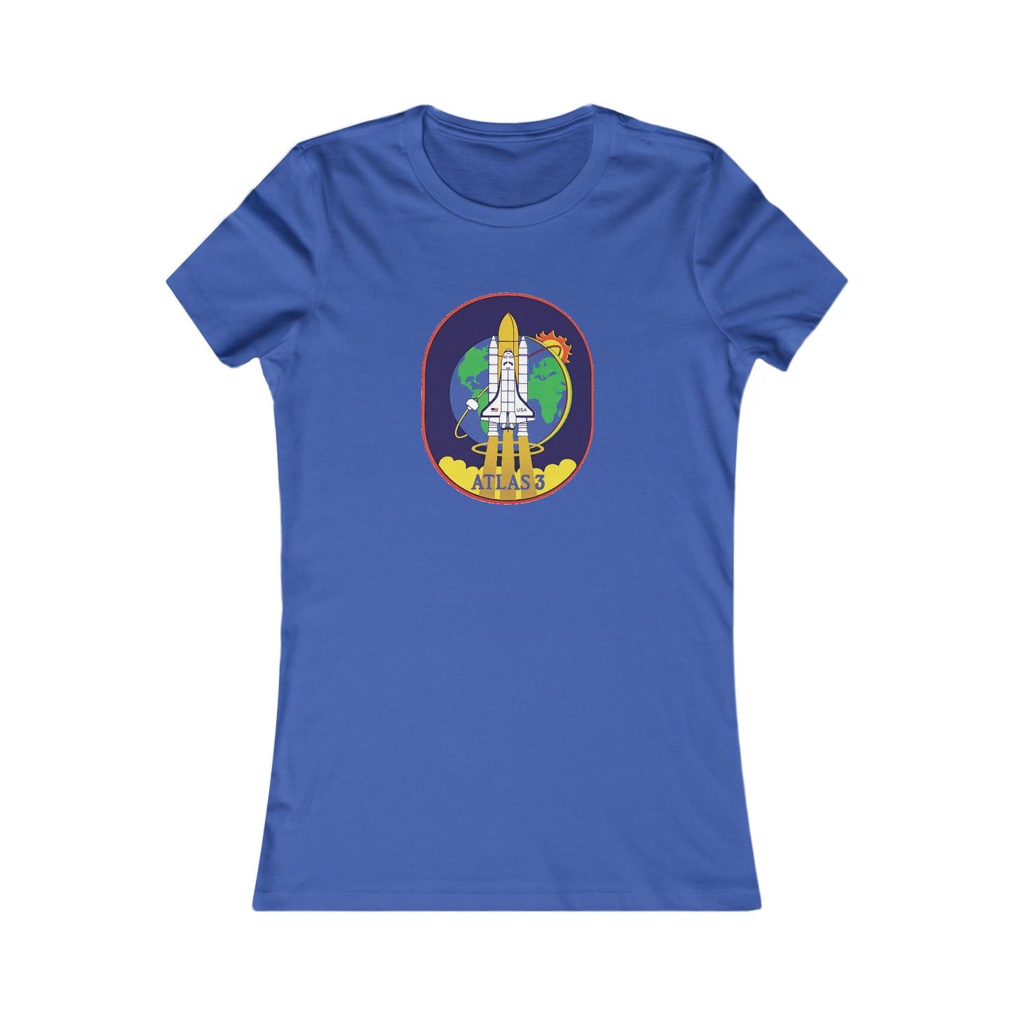 Suborbital Flight Women's Fitted Tee - Space Exploration