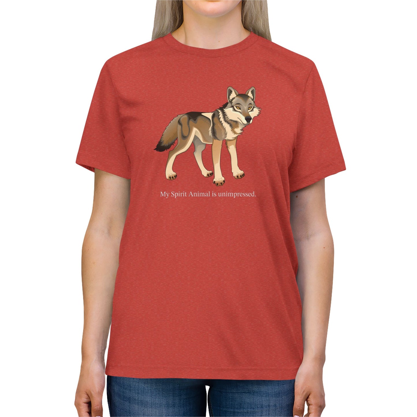 The Wolf T-Shirt Unisex Triblend Tee