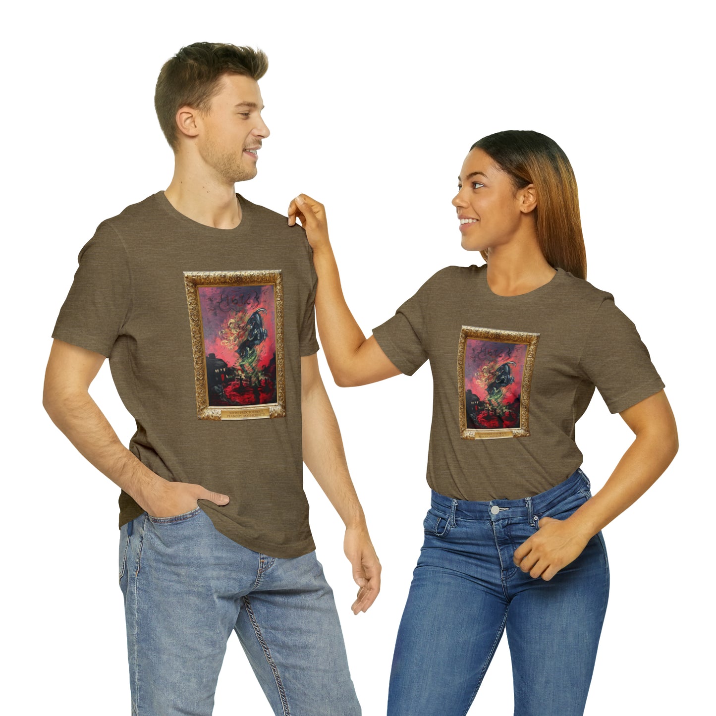 Scared & Alone Richard-Lael's "Proctor House" Unisex Gallery Tee (Single Image)