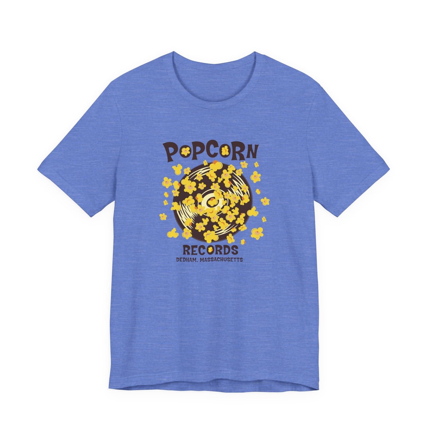 Popcorn Records Unisex Jersey Short Sleeve Tee