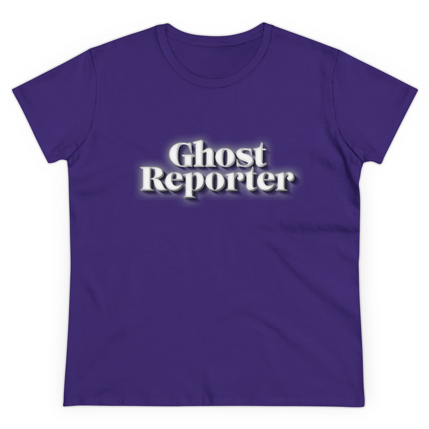 Ghost Report "Ghost Reporter" Women's Daily Cotton Tee