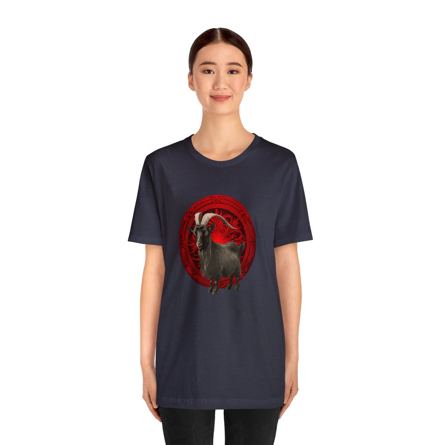 The Witch's Movie Coven "Movie Goat Red" Unisex Jersey Short Sleeve Tee