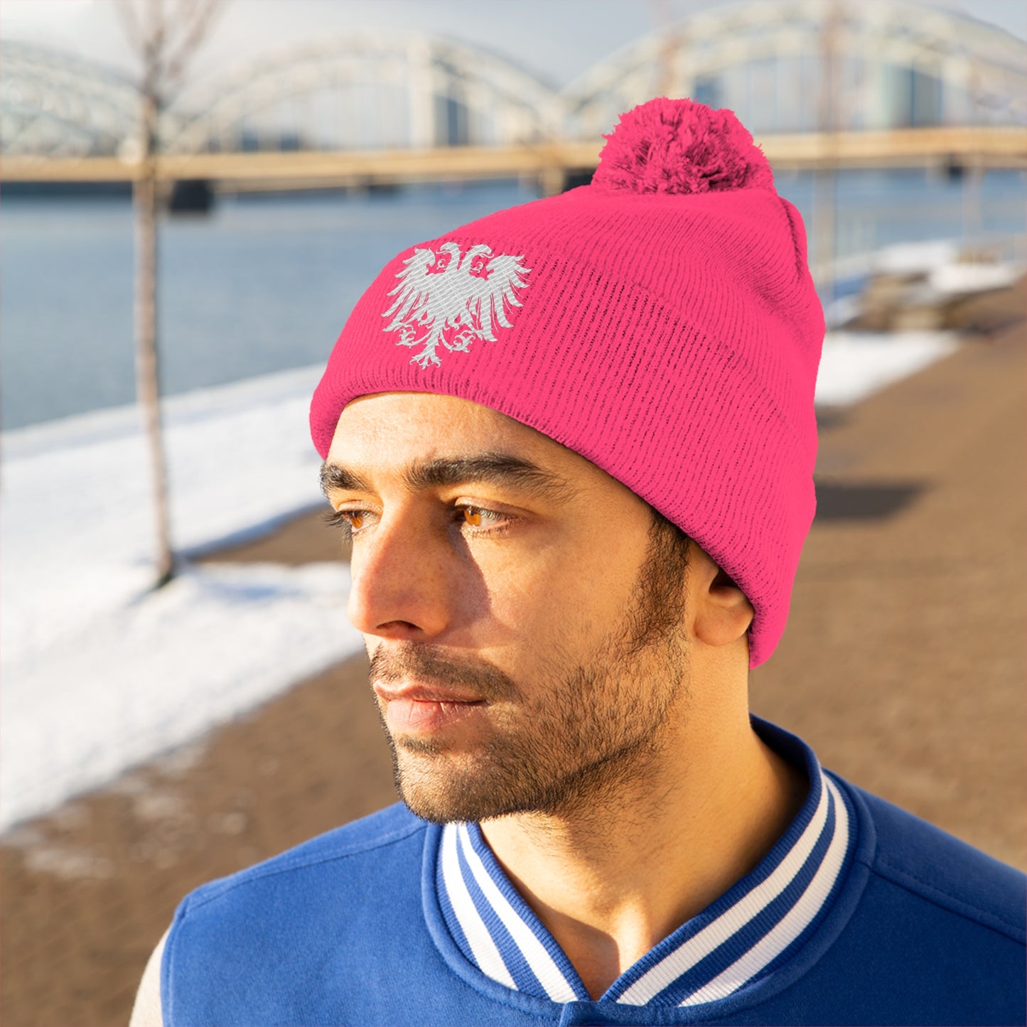 University Magickus "Double Dragon" Pom Pom Beanie