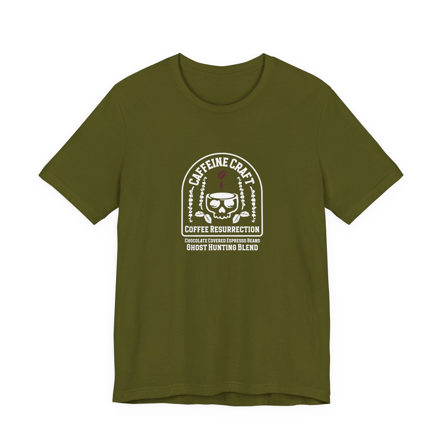 Caffeine Craft Coffee Resurrection Brand Unisex Jersey Tee