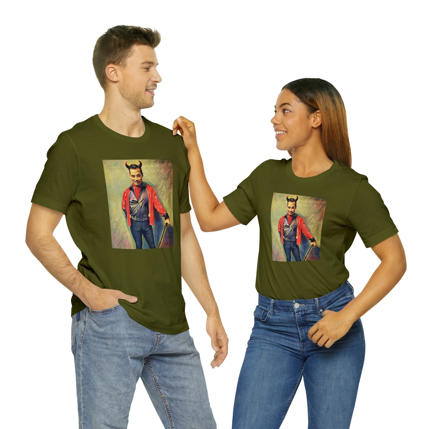 Scared & Alone Richard-Lael Lillard's "You Little Devil" Unisex Gallery Tee