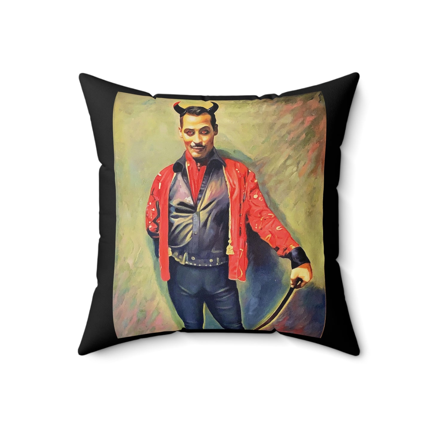Scared & Alone Richard-Lael Lillard's "You Little Devil" Square Gallery Pillow