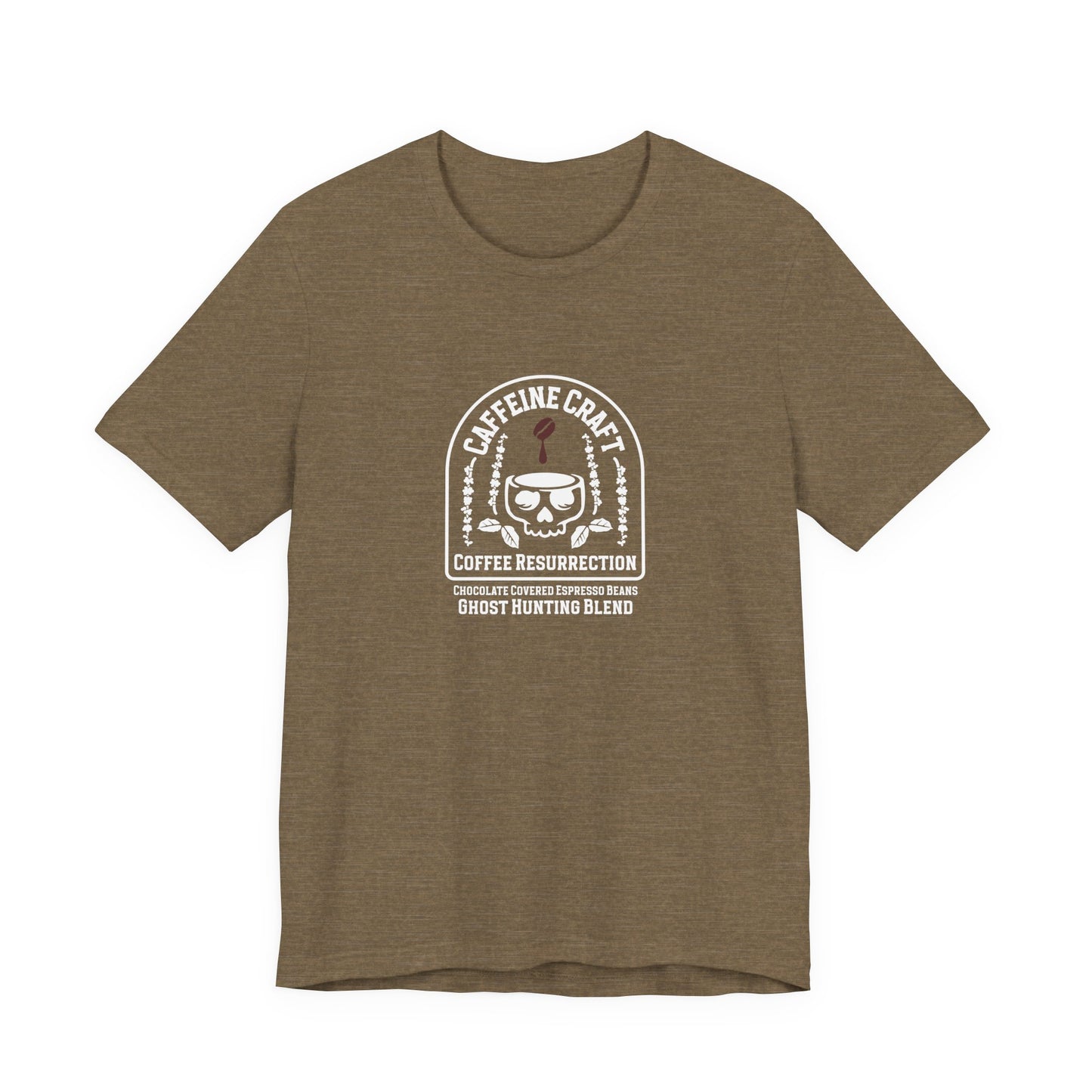 Caffeine Craft Coffee Resurrection Brand Unisex Jersey Tee