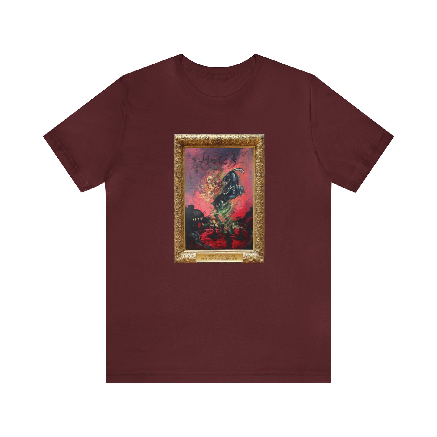 Scared & Alone Richard-Lael's "Proctor House" Unisex Gallery Tee (Single Image)
