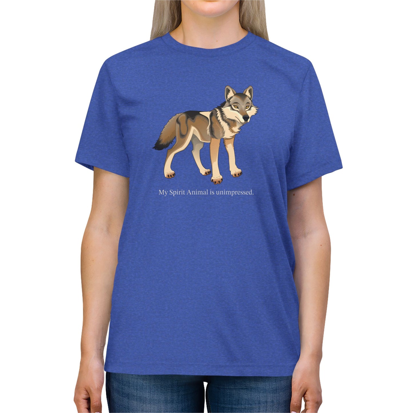 The Wolf T-Shirt Unisex Triblend Tee
