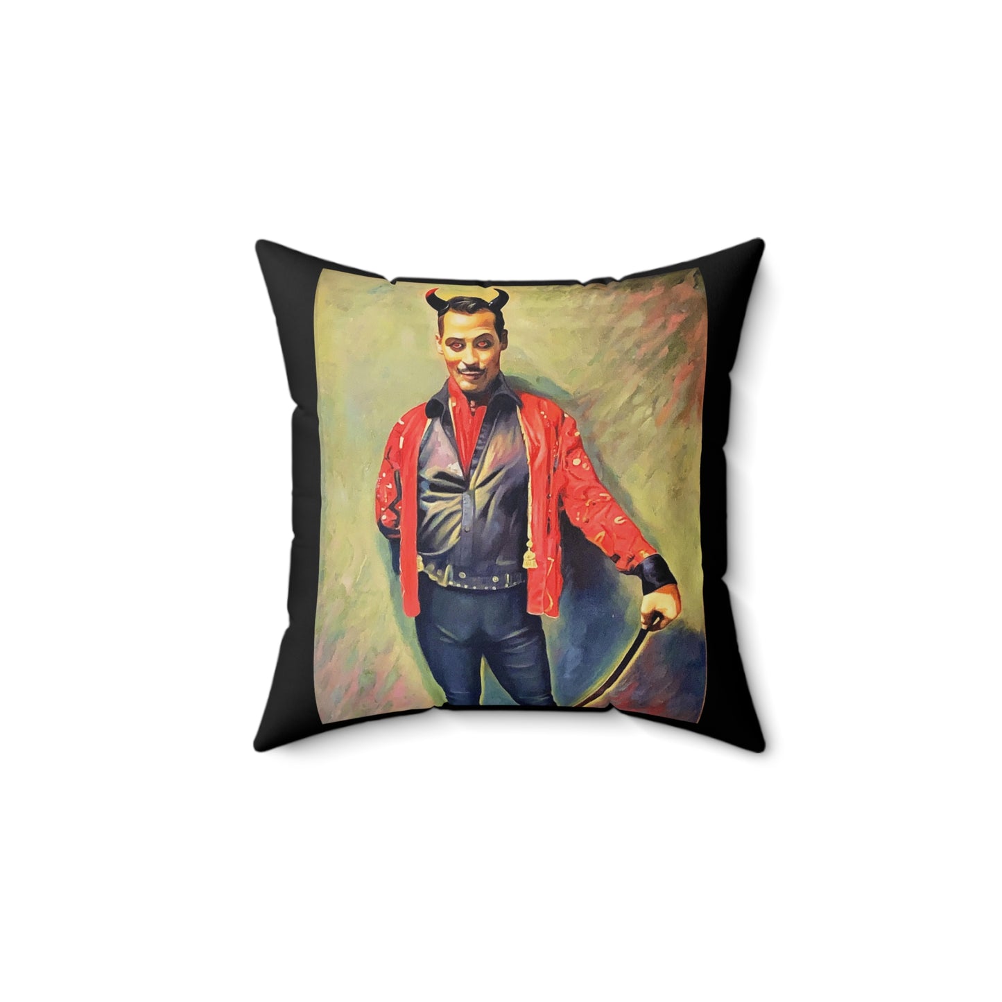 Scared & Alone Richard-Lael Lillard's "You Little Devil" Square Gallery Pillow