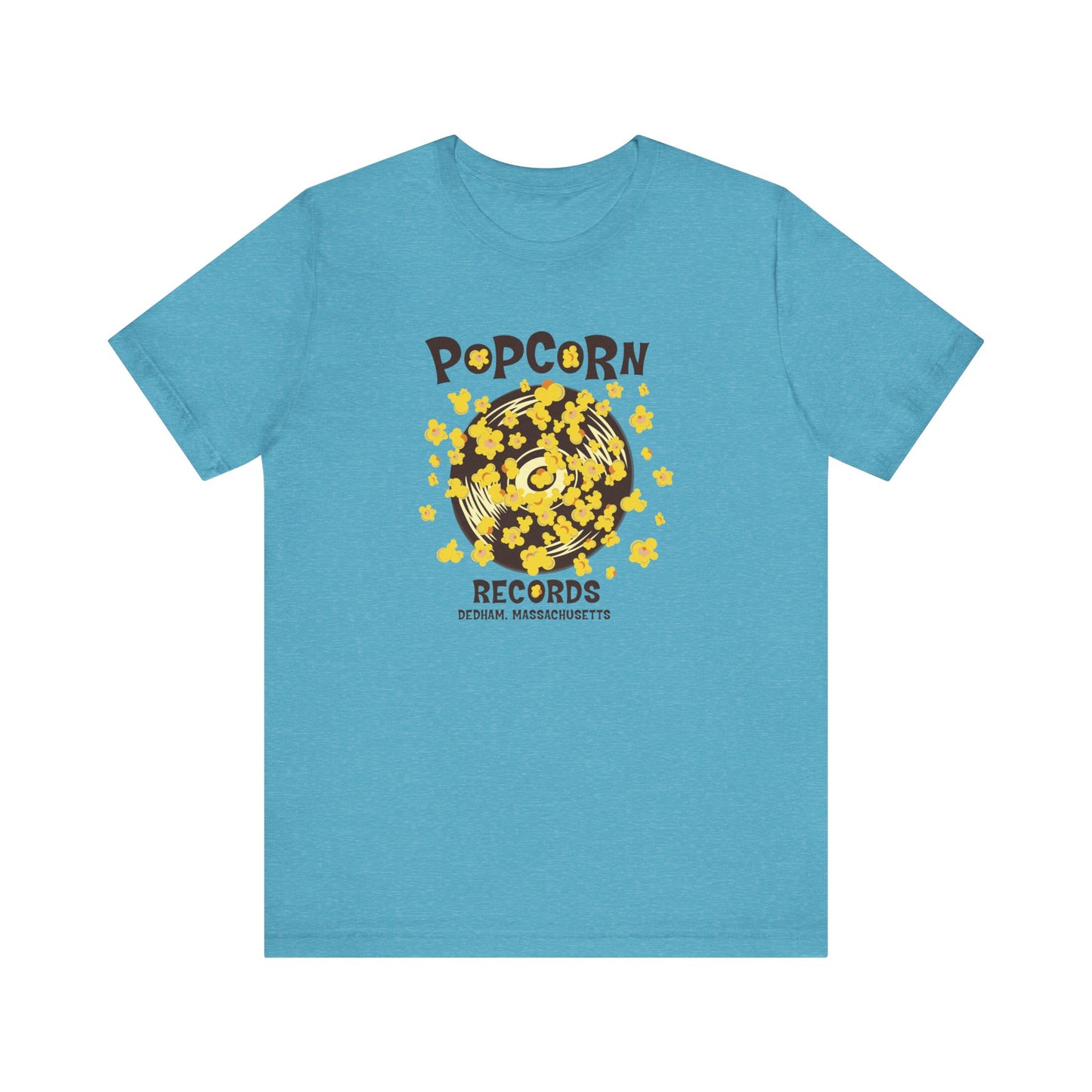 Popcorn Records Unisex Jersey Short Sleeve Tee