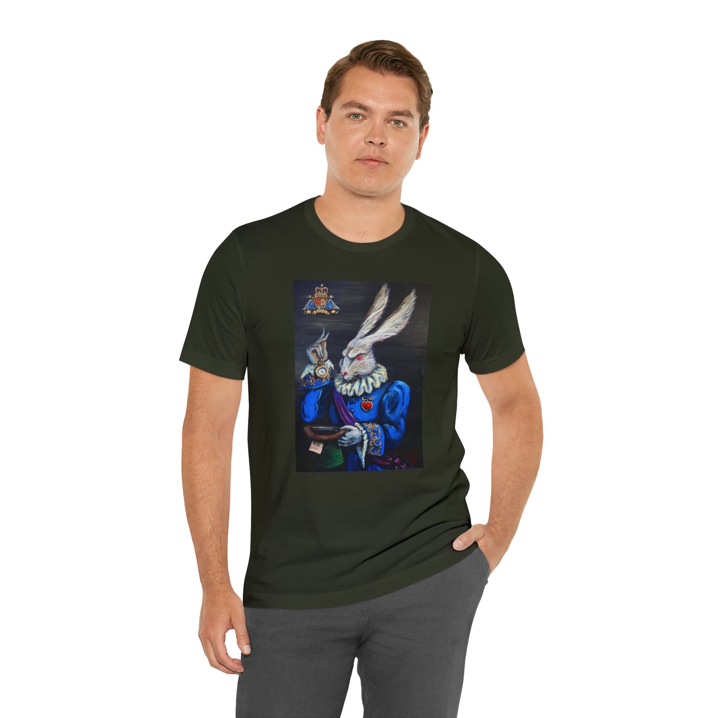 Scared & Alone Richard Lael's "It's Late" Unisex Gallery Tee