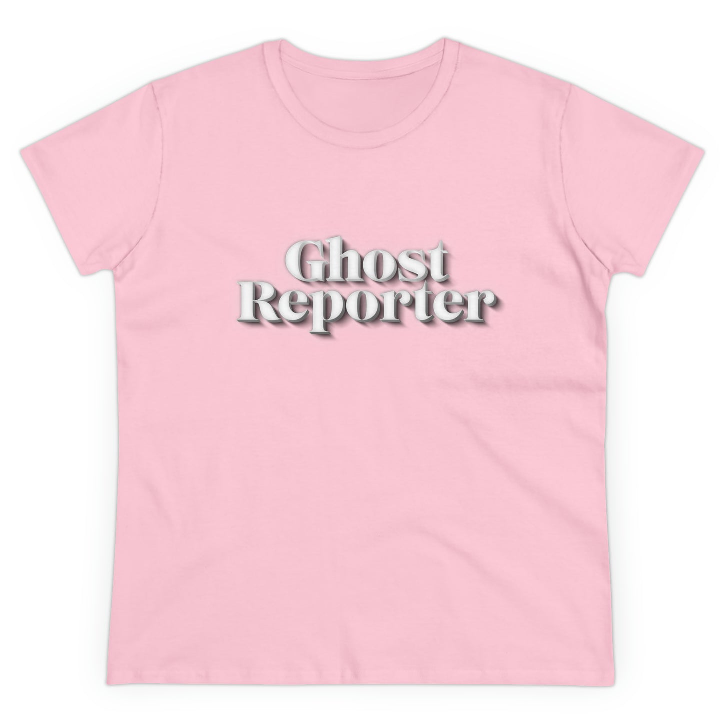 Ghost Report "Ghost Reporter" Women's Daily Cotton Tee