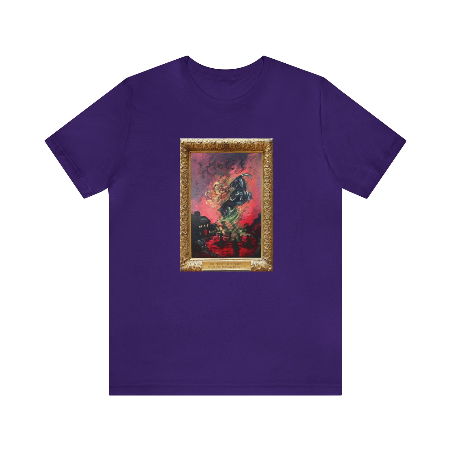 Scared & Alone Richard-Lael's "Proctor House" Unisex Gallery Tee (Single Image)