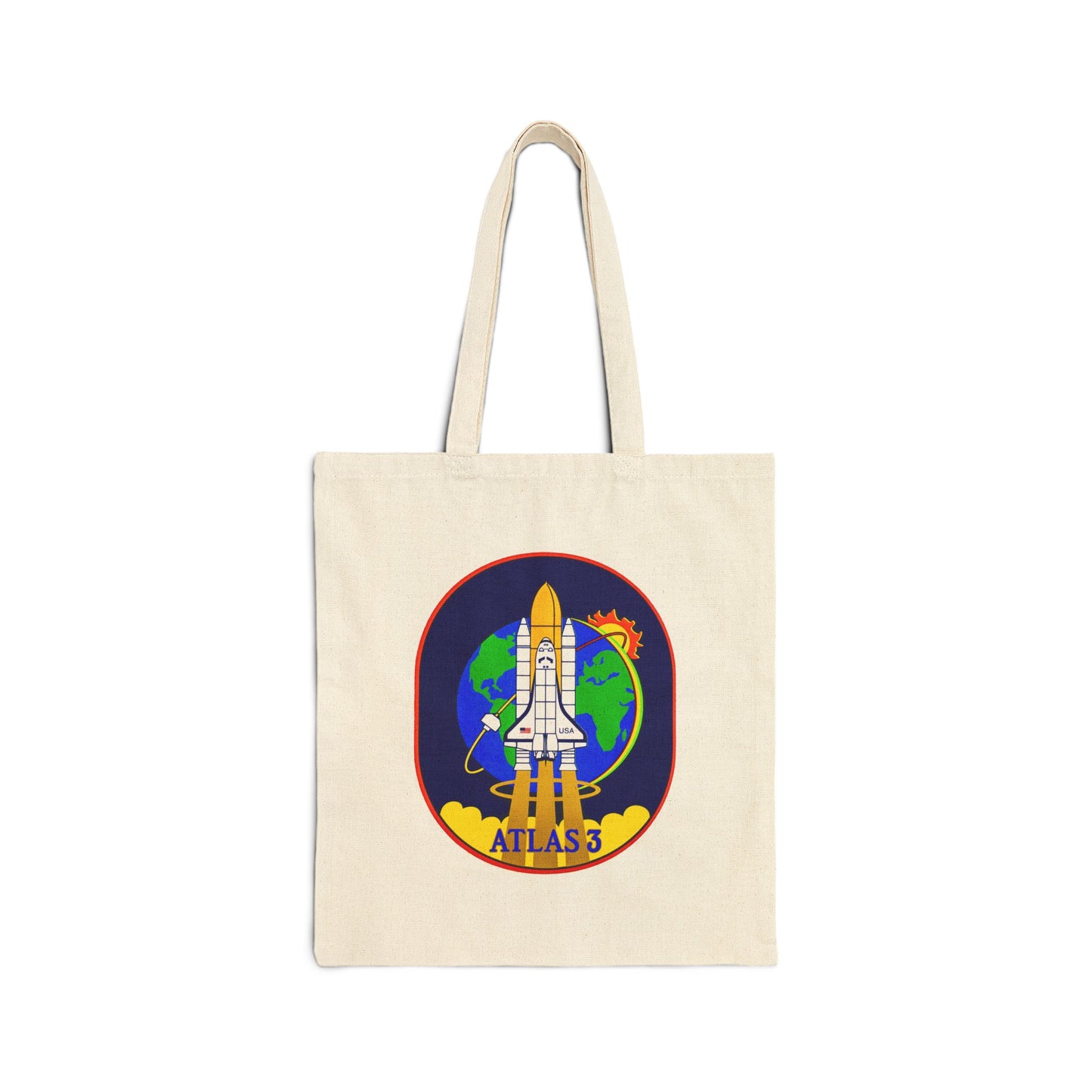 Suborbital Flight - Space Exploration Cotton Canvas Tote