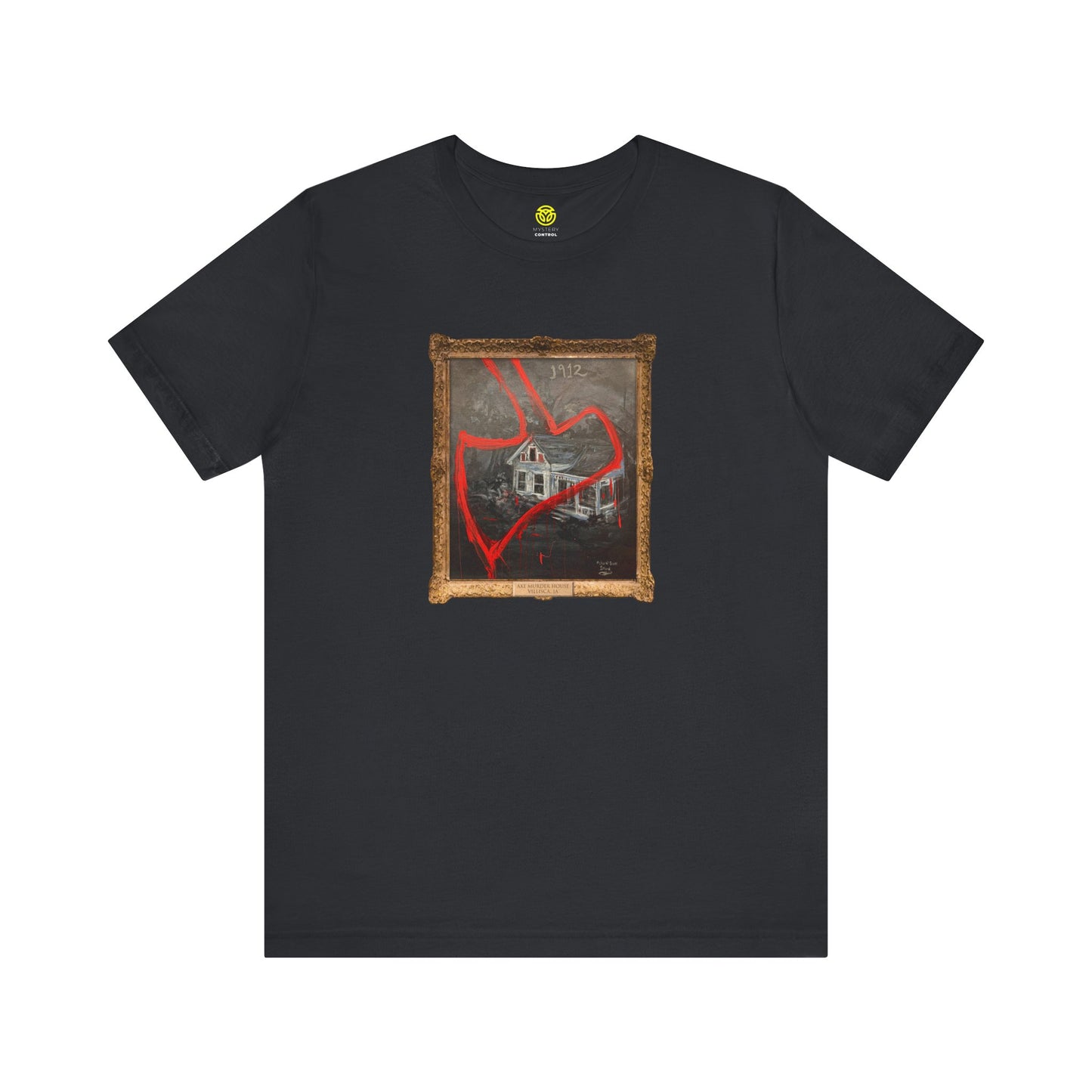 Scared & Alone Richard-Lael's "Villisca Axe Murder House" Unisex Gallery Tee (Single Image)