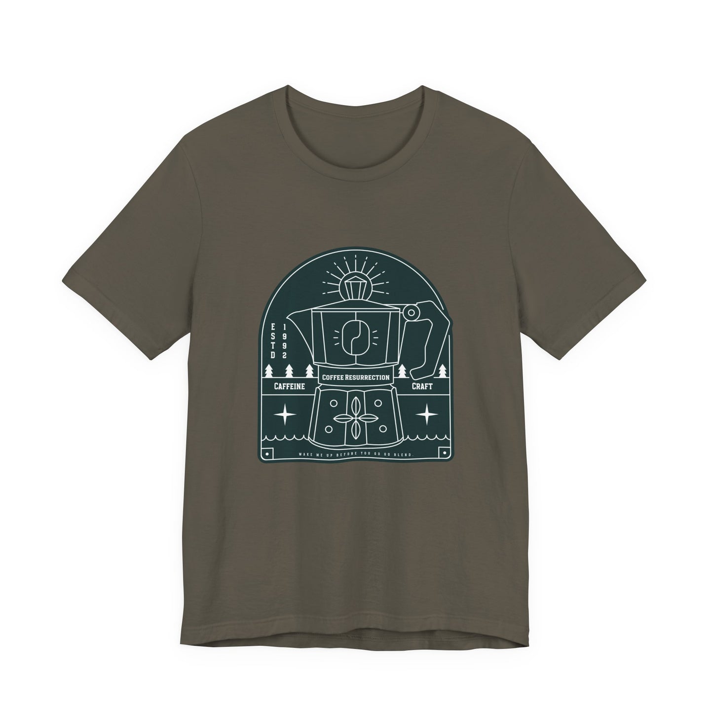 Caffeine Craft "Pot Head" Coffee Unisex Jersey Short Sleeve Tee