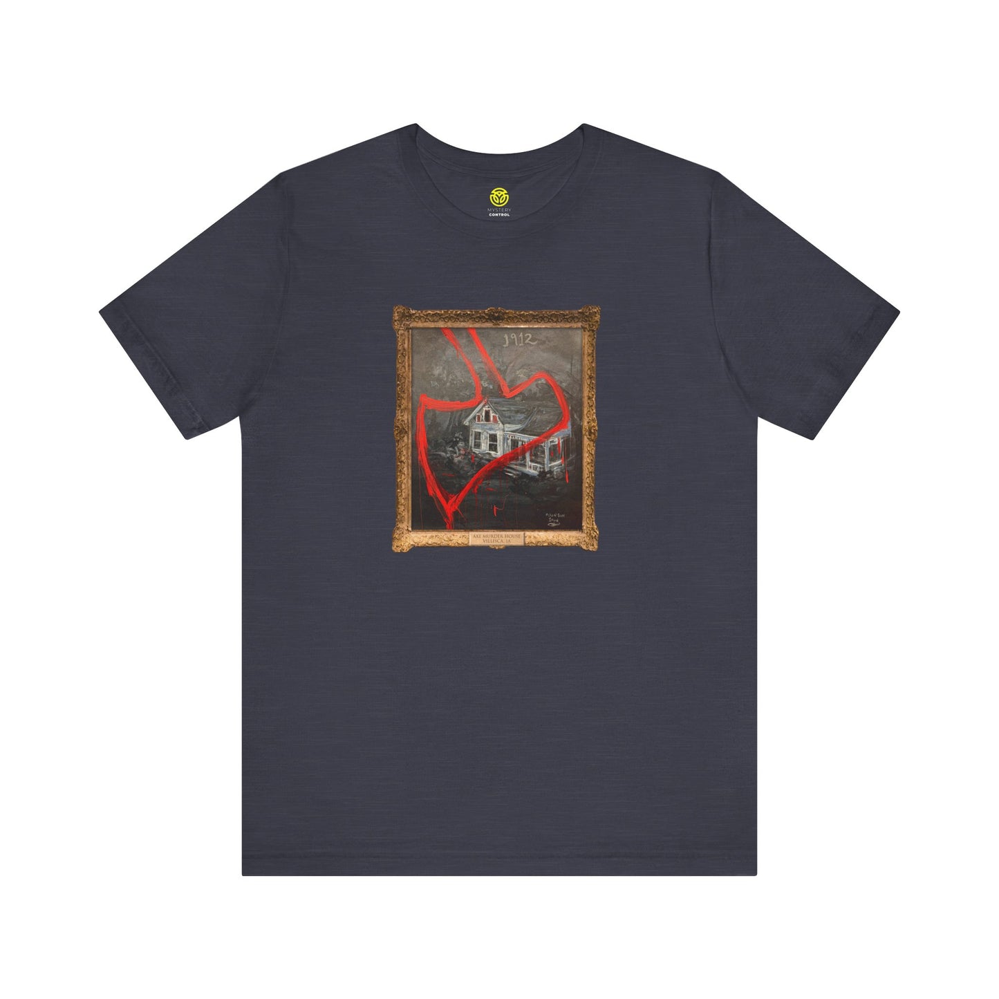 Scared & Alone Richard-Lael's "Villisca Axe Murder House" Unisex Gallery Tee (Single Image)