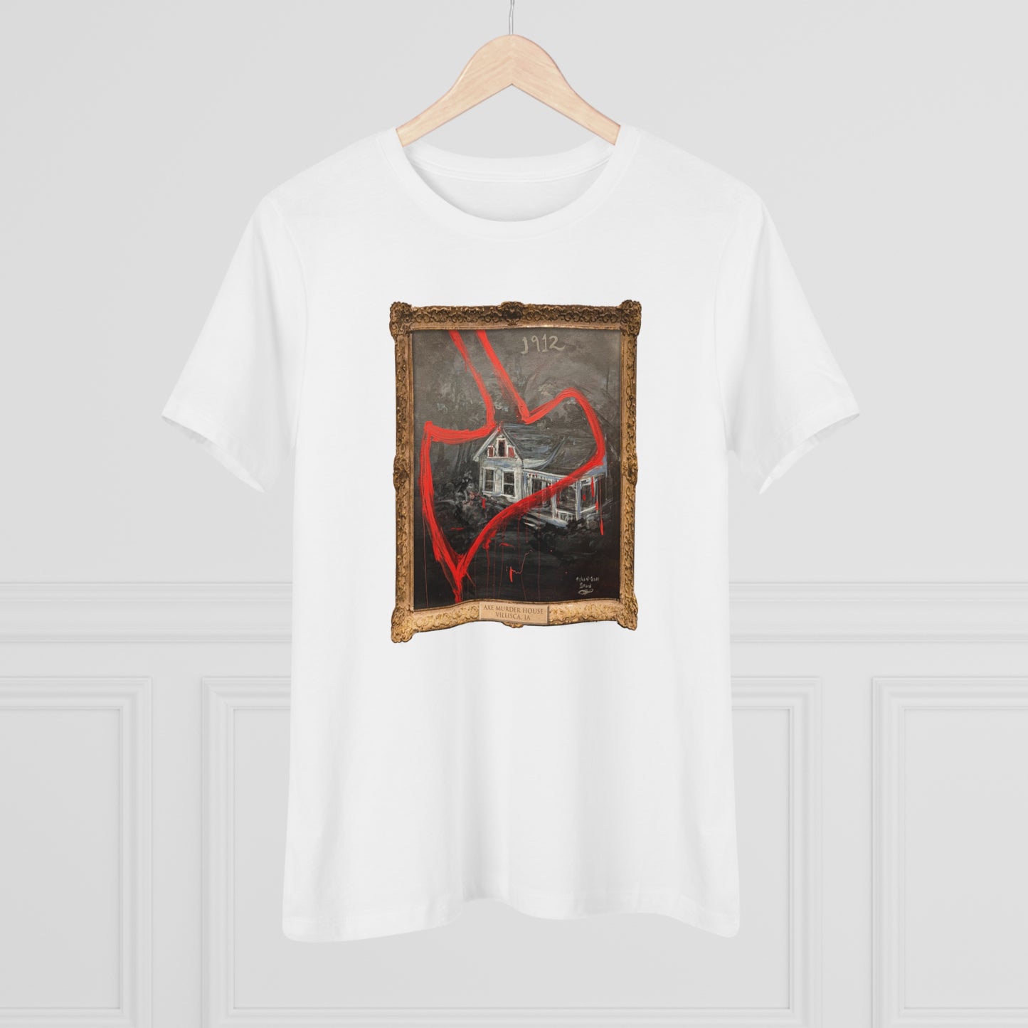 Scared & Alone Richard-Lael Lillard's "Villisca" Women's Premium Gallery Tee