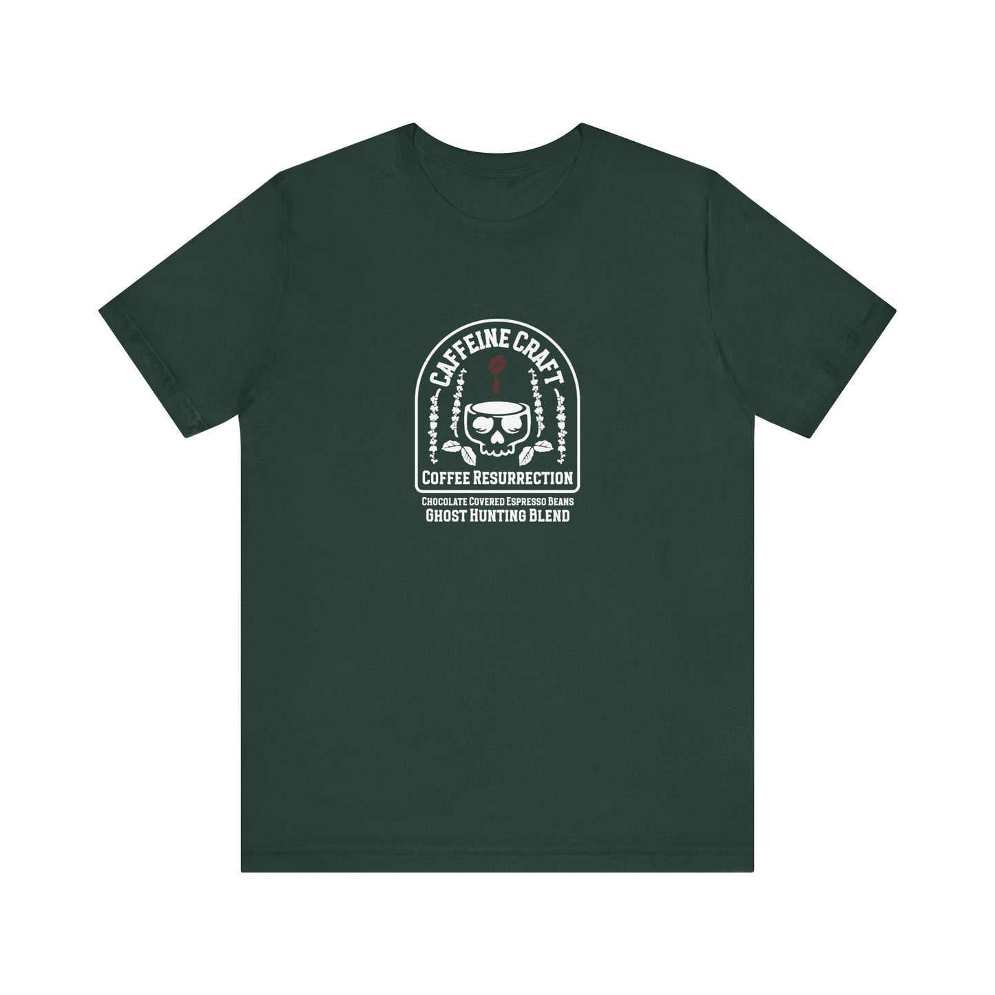 Caffeine Craft Coffee Resurrection Brand Unisex Jersey Tee
